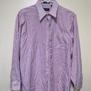 Vintage Christian Dior Striped Button Up Medium